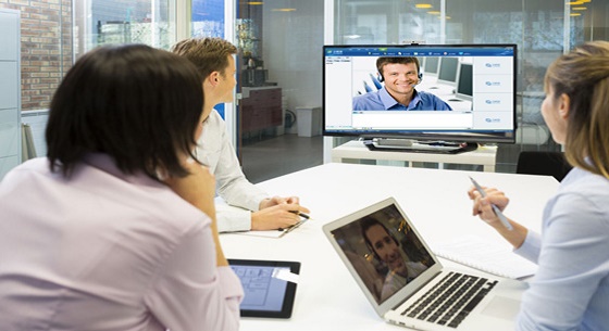 使用飞视美视频会议可与任何人远程视频互动沟通